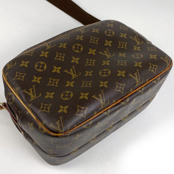 1000059257669 12 Louis Vuitton Reporter PM Crossbody Bag Monogram Brown