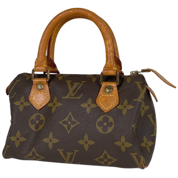 1000059480111 11 Louis Vuitton Mini Speedy Shopping Handbag Monogram Brown