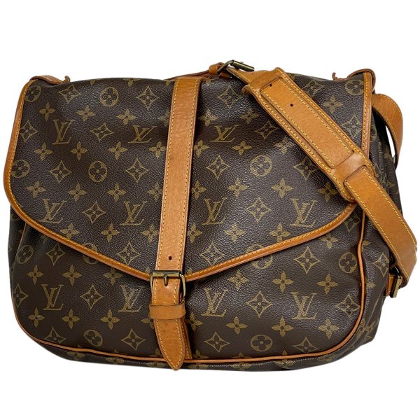 1000059494538 11 Louis Vuitton Saumur 35 Crossbody Bag Monogram Brown