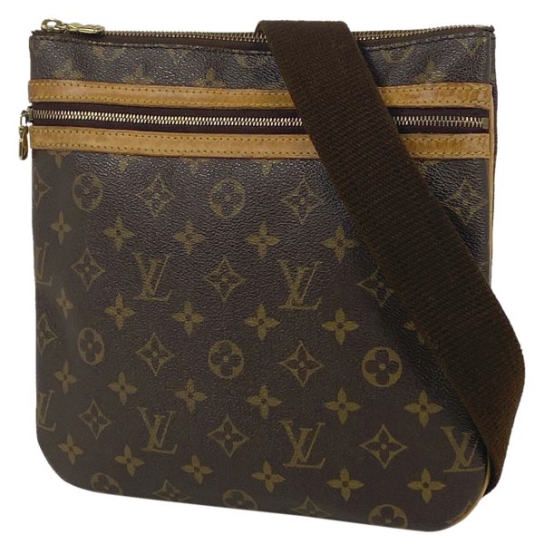 1000059695218 11 Louis Vuitton Pochette Bosfall Crossbody Shoulder Bag Monogram Brown