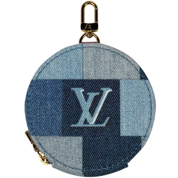 1000059719891 17 Louis Vuitton Multi Pochette Accessoire Pouch Shoulder Bag Monogram Denim Blue