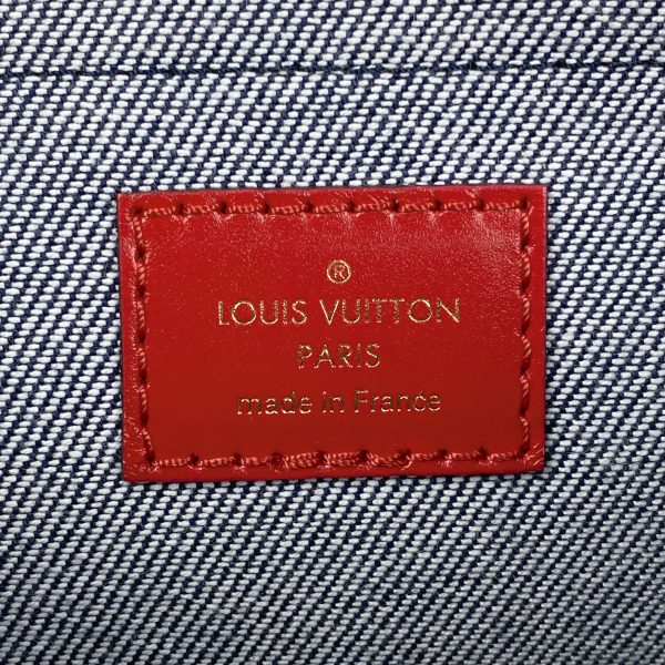 1000059719891 22 Louis Vuitton Multi Pochette Accessoire Pouch Shoulder Bag Monogram Denim Blue