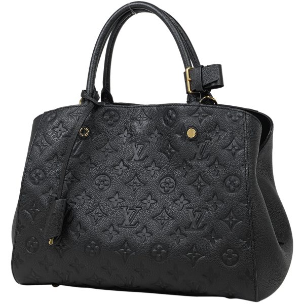 1000059812004 11 Louis Vuitton Montaigne MM 2WAY Shoulder Bag Monogram Black