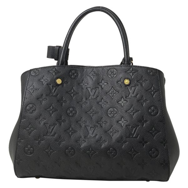 1000059812004 13 Louis Vuitton Montaigne MM 2WAY Shoulder Bag Monogram Black