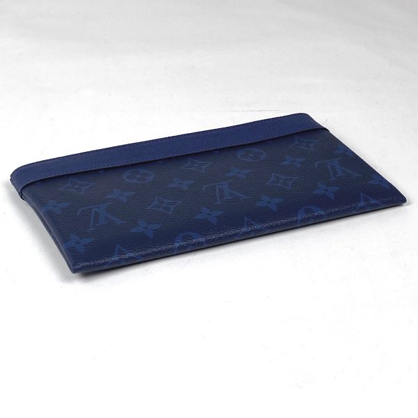 1000059946198 12 Louis Vuitton Pochette Discovery PM Monogram Taiga Wallet Cobalt