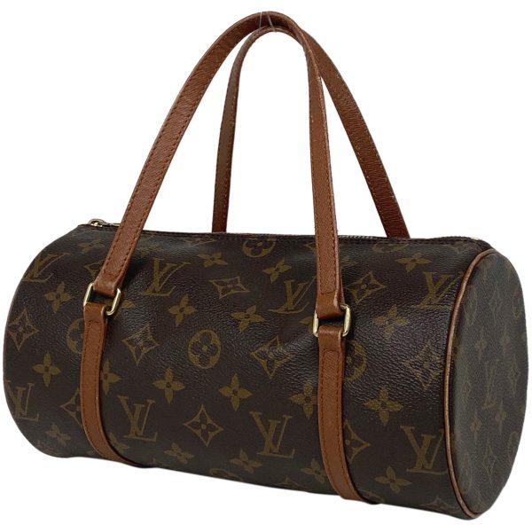 1000060018495 11 Louis Vuitton Papillon 26 Tube Handbag Monogram Brown