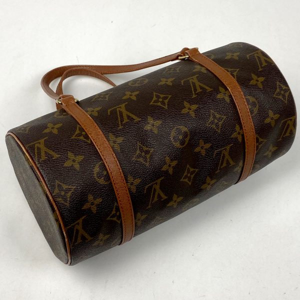 1000060018495 12 Louis Vuitton Papillon 26 Tube Handbag Monogram Brown