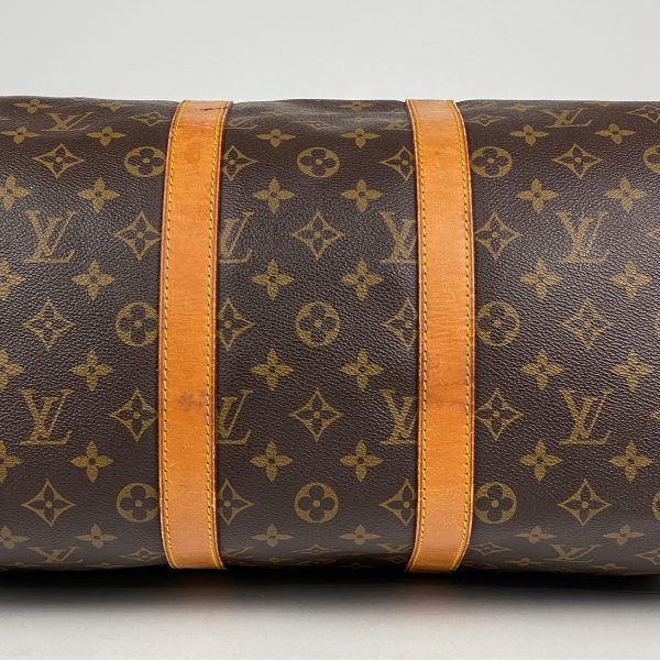 1000060233768 12 Louis Vuitton Keepall 45 Handbag Travel Bag Monogram Brown