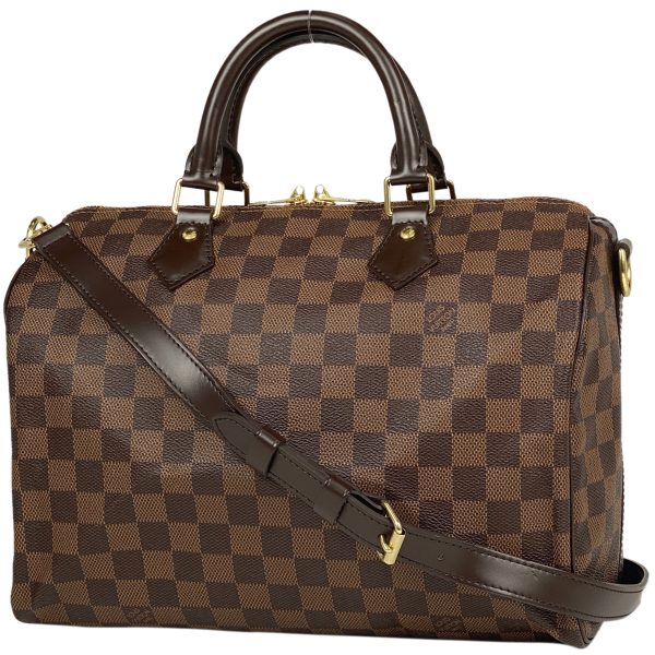 1000060235441 11 Louis Vuitton Speedy Bandouliere 30 Boston Bag Damier Brown