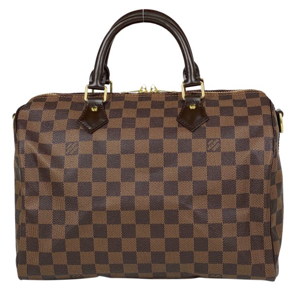 1000060235441 13 Louis Vuitton Speedy Bandouliere 30 Boston Bag Damier Brown