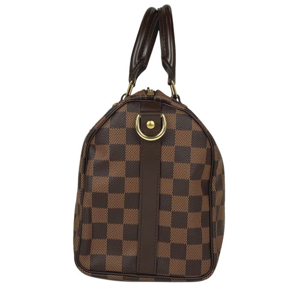 1000060235526 13 Louis Vuitton Speedy Bandouliere 25 2WAY Shoulder Bag Damier Brown