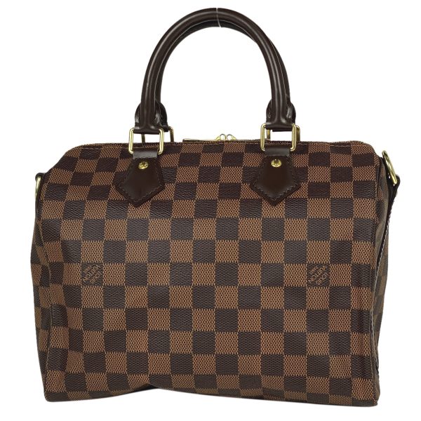 1000060235526 14 Louis Vuitton Speedy Bandouliere 25 2WAY Shoulder Bag Damier Brown