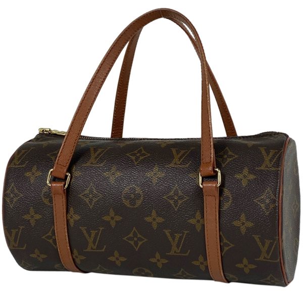 1000060292475 11 Louis Vuitton Papillon 26 Tube Handbag Monogram Brown