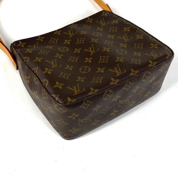 1000060474635 12 Louis Vuitton Looping MM One Shoulder Bag Monogram Brown