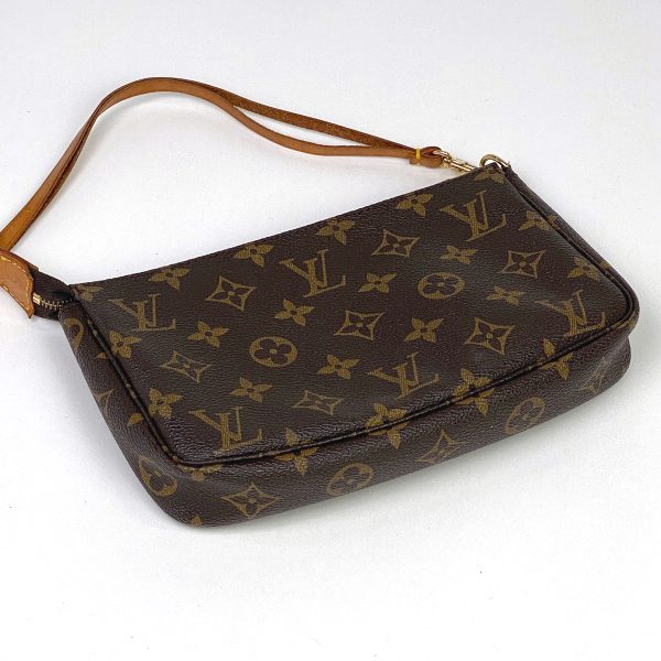 1000060475007 12 Louis Vuitton Pochette Accessories Makeup Pouch Monogram Brown