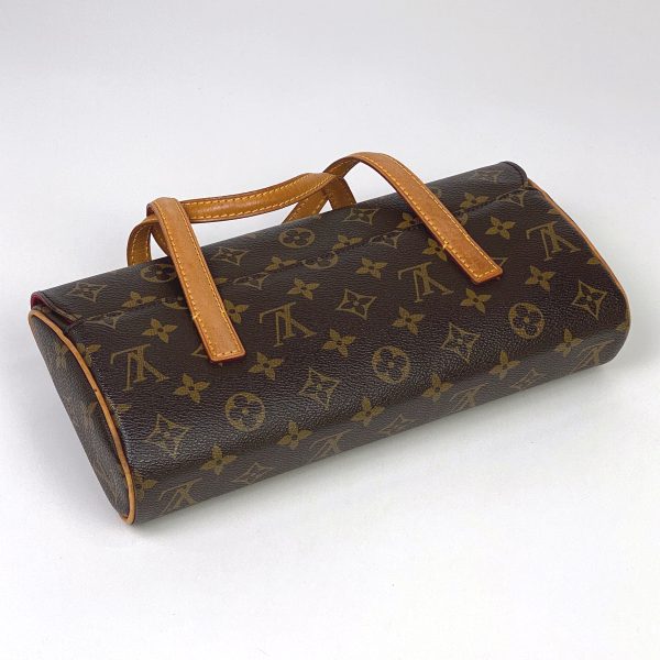 1000060681729 12 Louis Vuitton Sonatine Handbag Monogram Brown