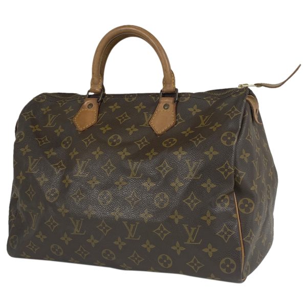 1000060687400 11 Louis Vuitton Speedy 35 Boston Bag Monogram Brown