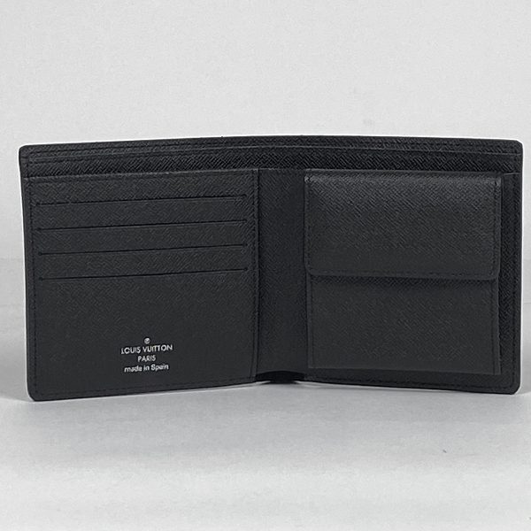 1000060692770 16 Louis Vuitton Portefeuille Marco Damier Graphite Bill Purse Bifold Wallet Black