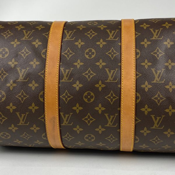 1000060696440 12 Louis Vuitton Keepall 50 Handbag Monogram Brown