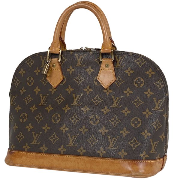 1000060813854 11 Louis Vuitton Alma 2WAY Shoulder Bag Monogram Brown