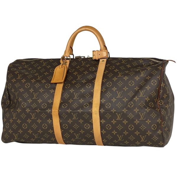 1000060863873 11 Louis Vuitton Keepall 60 Monogram Travel Business Boston Bag Brown