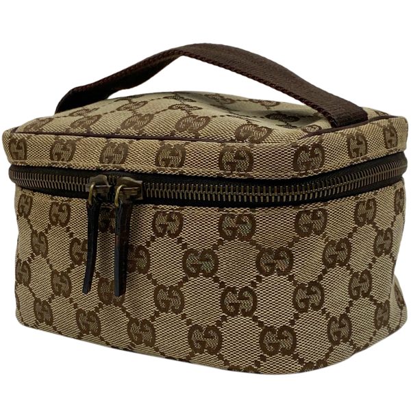 1000060863880 11 Gucci GG Pattern Vanity Bag Makeup Accessory Pouch GG Canvas Brown