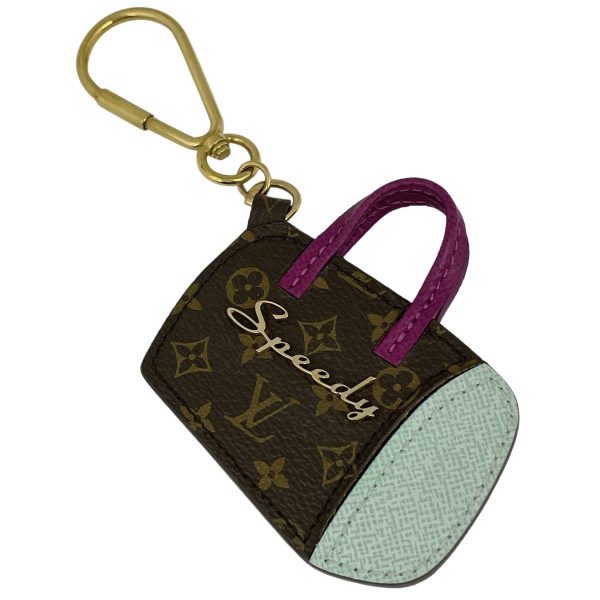 1000060863927 11 Louis Vuitton Portocle BB Speedy Keyring Bag Charm Monogram Brown