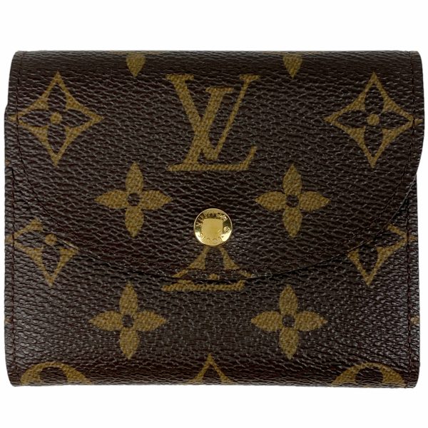 1000060867345 11 Louis Vuitton Portefeuille Hélène Mini Trifold Wallet Monogram Brown