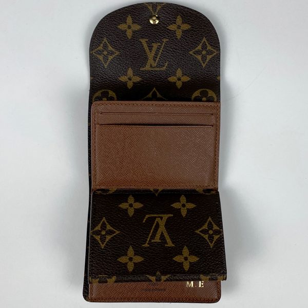 1000060867345 15 Louis Vuitton Portefeuille Hélène Mini Trifold Wallet Monogram Brown