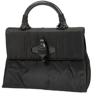 1000060889156 11 Celine Shoulder Bag Handbag Carriage Hardware Black Leather