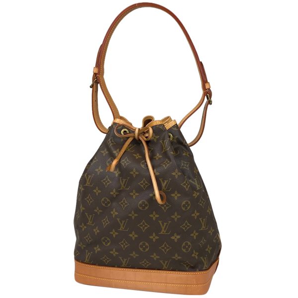 1000060893450 11 Louis Vuitton Noé Monogram Drawstring Shoulder Bag Brown