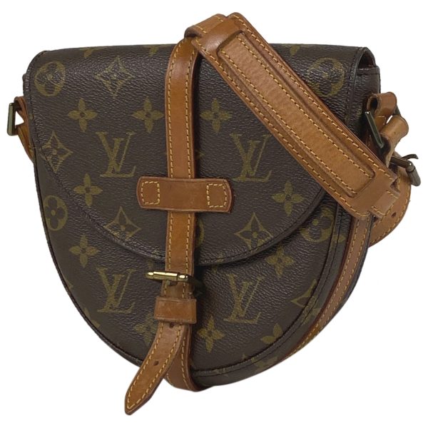 1000061027854 11 Louis Vuitton Chantilly PM Crossbody Pochette Monogram Brown