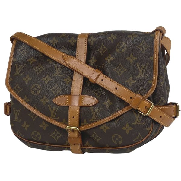 1000061345118 11 Louis Vuitton Saumur 30 Crossbody Shoulder Bag Monogram Brown