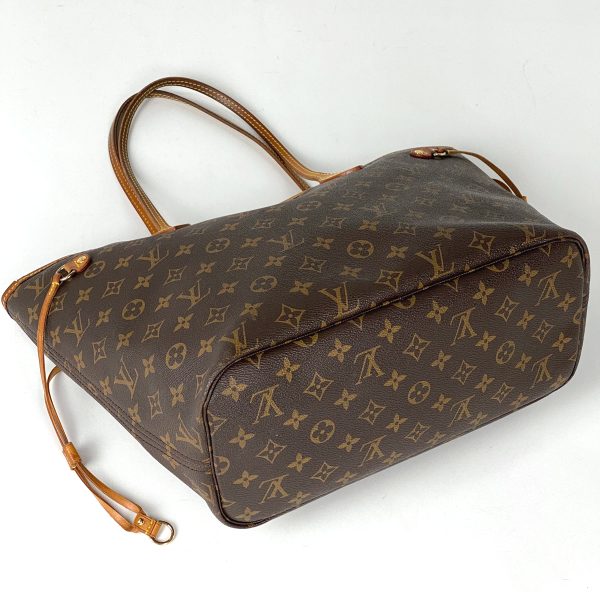 1000061348430 12 Louis Vuitton Neverfull MM Shoulder Bag Monogram Brown