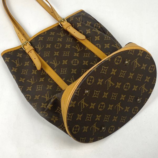 1000061539333 12 Louis Vuitton Bucket GM Shoulder Bag Monogram Brown