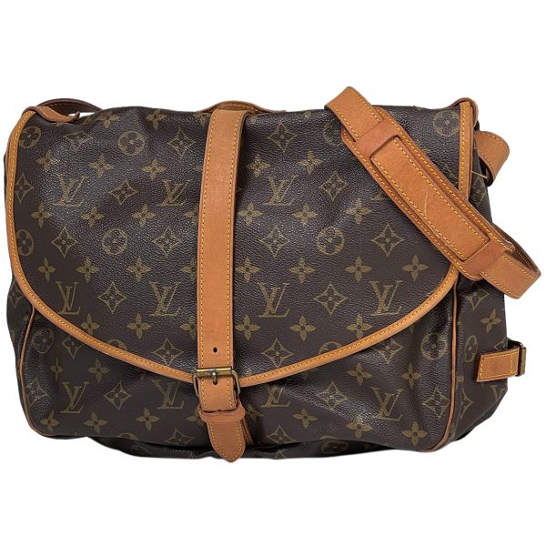 1000061701389 11 Louis Vuitton Saumur 35 Crossbody Bag Monogram Brown