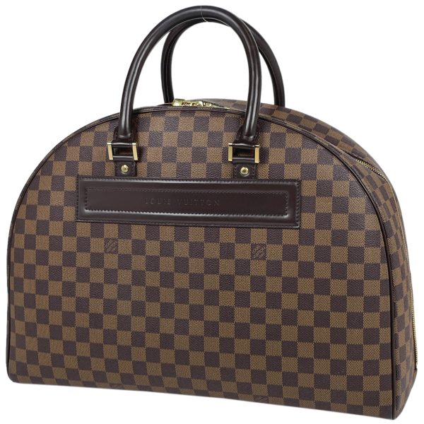 1000061758468 11 Louis Vuitton Nolita 24 Boston Bag Damier Brown