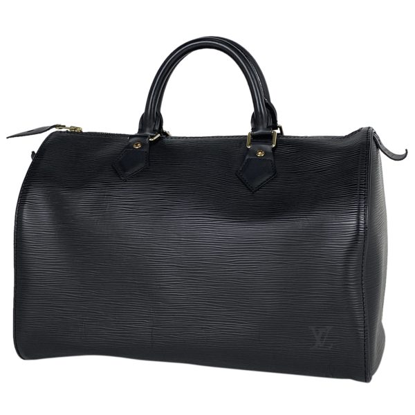 1000061758482 11 Louis Vuitton Speedy 30 Boston Bag Epi Black