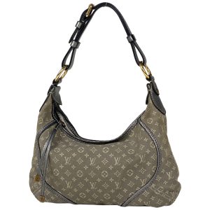 1000061764162 11 Prada Logo Jacquard Leather Hand Bag Brown