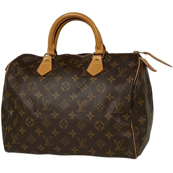 1000061954112 11 Louis Vuitton Speedy 30 Boston Bag Monogram Brown