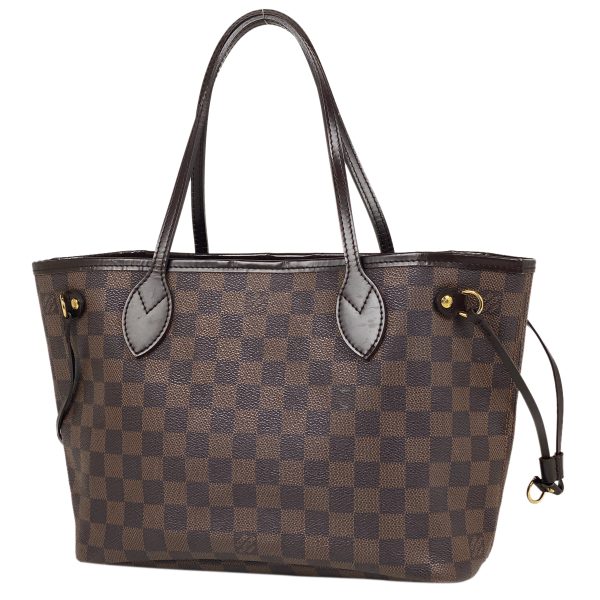 1000062154900 11 Louis Vuitton Neverfull PM Shopping Tote Damier Brown