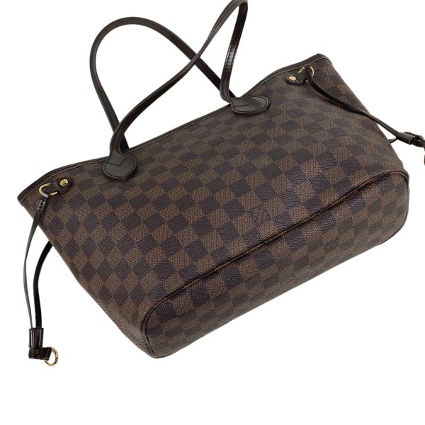 1000062154900 12 Louis Vuitton Neverfull PM Shopping Tote Damier Brown