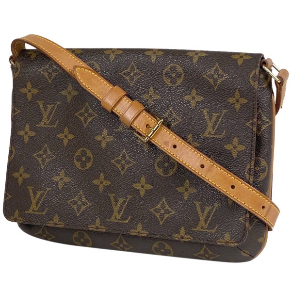 1000062180923 11 Louis Vuitton Musette Tango Short Shoulder Bag Monogram Brown