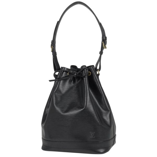 1000062192261 11 Louis Vuitton Noe Drawstring Bag Epi Black