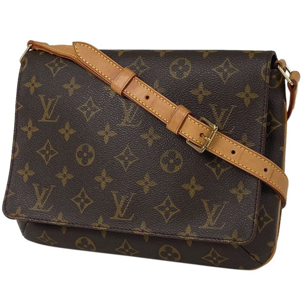 1000062203899 11 Louis Vuitton Musette Tango Shoulder Bag Monogram Brown