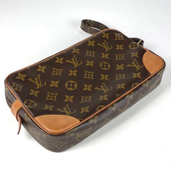 1000062302301 12 Louis Vuitton Marly Dragonne GM Clutch Bag Monogram Brown