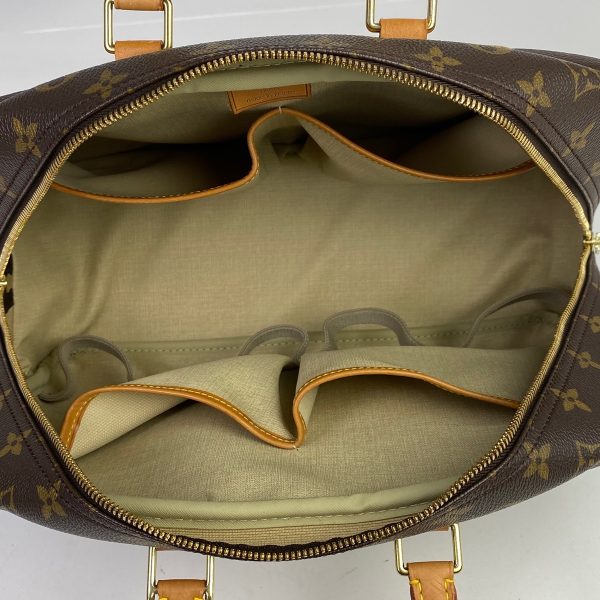 1000062317534 17 Louis Vuitton Deauville Handbag Monogram Brown