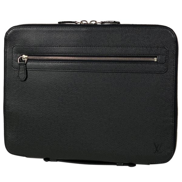 1000062328158 11 Louis Vuitton Vladimir Briefcase Taiga Black