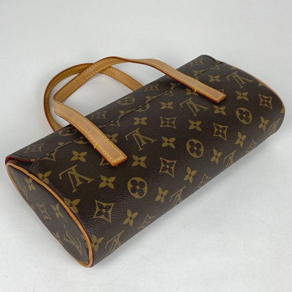 1000062509403 12 Louis Vuitton Sonatine Handbag Monogram Brown