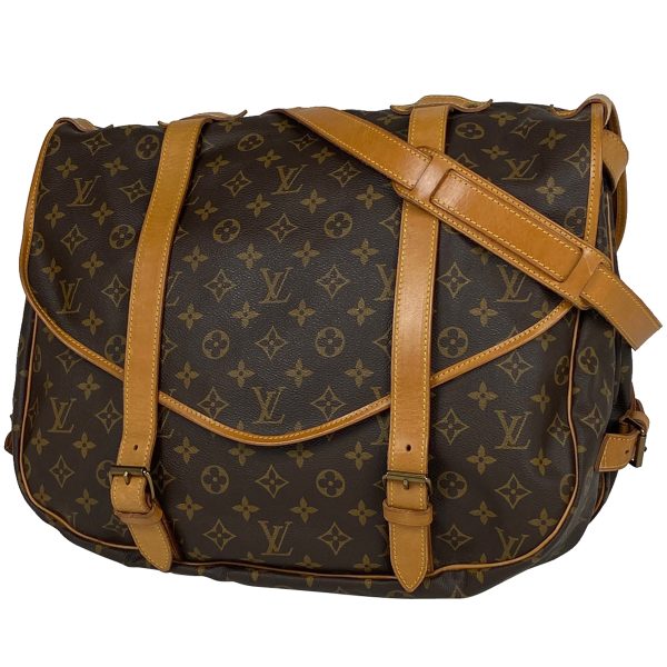 1000062511574 11 Louis Vuitton Saumur 43 Crossbody Bag Monogram Brown